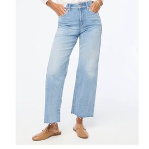 J.Crew Wide-leg crop jean in all-day stretch